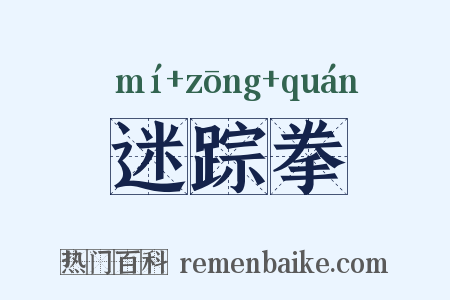 迷踪拳是什么意思的图片